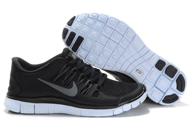 Nike Free 5.0 Black Grey Mens Running Shoes