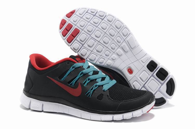 Nike Free 5.0 Black Red Mens Running Shoes