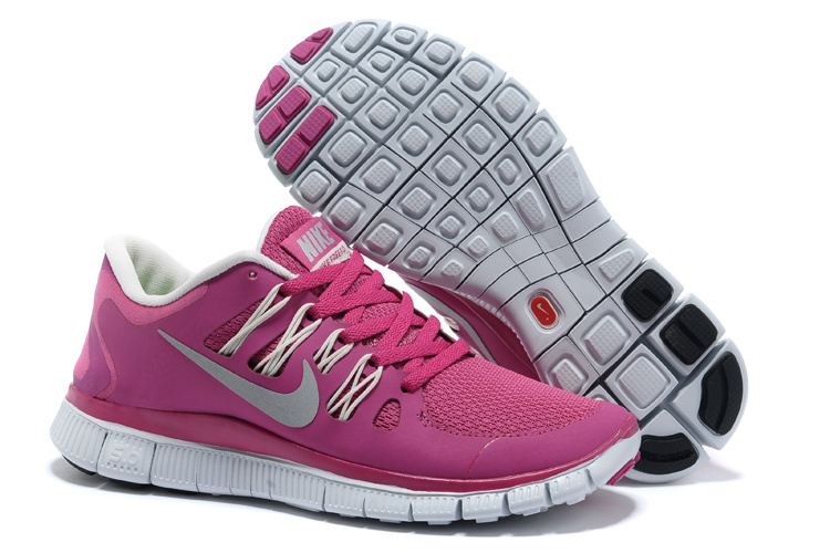 Nike Free 5.0 Fuchsia Womens Running Shoes