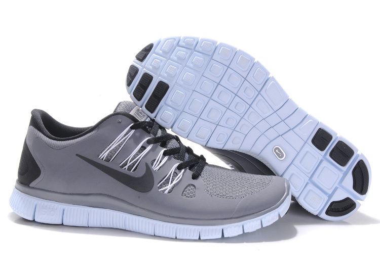 Nike Free 5.0 Grey Black Mens Running Shoes
