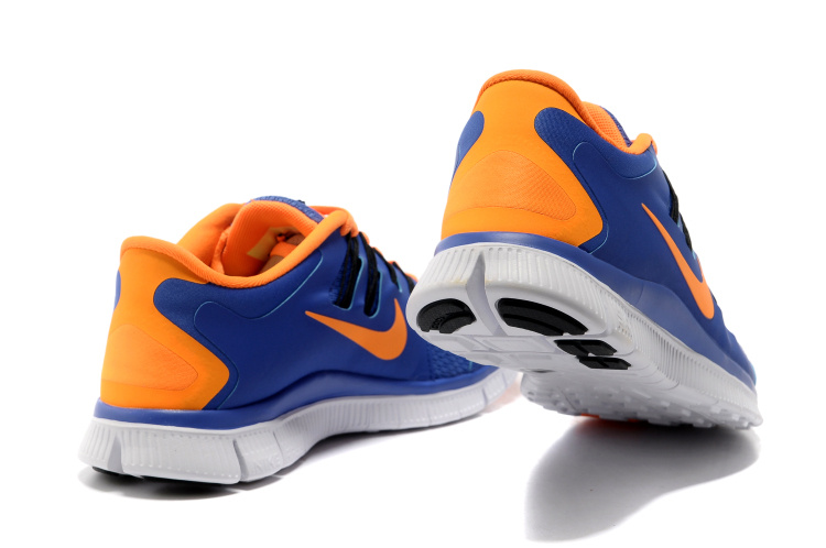 Nike Free 5.0 Royal Blue Orange Womens Running Shoes