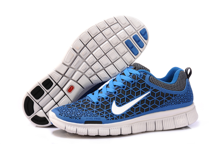 2013 Nike Free 6.0 Blue White Mens Running Shoes