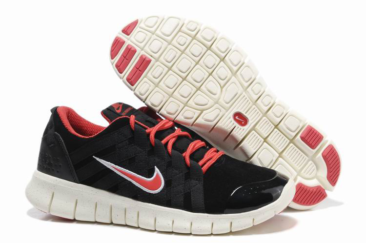 Nike Free 2.0 Black Red Powerlines Mens Running Shoes