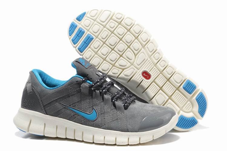 Nike Free 2.0 Gray Blue Powerlines Mens Running Shoes