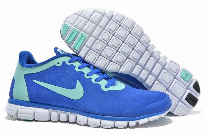 Nike FREE 3.0 RUN + 2S Blue Lime HUANG WOOL SKIN