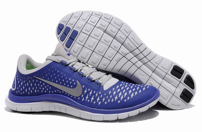 Nike Free 3.0 V4 Purple Gray Mens Running Shoes