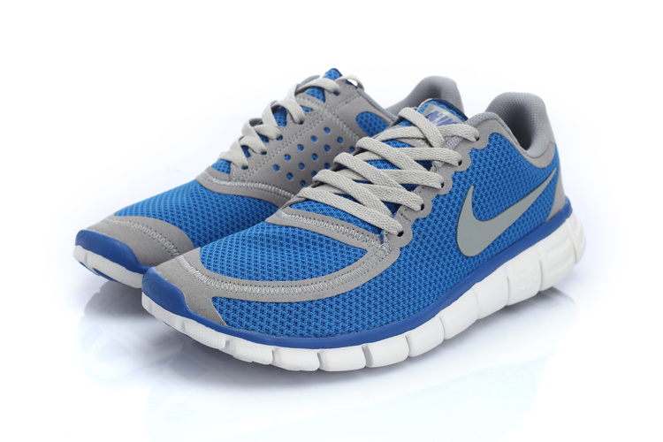 Nike Free 5.0 V4 Mens Shoes Blue Grey