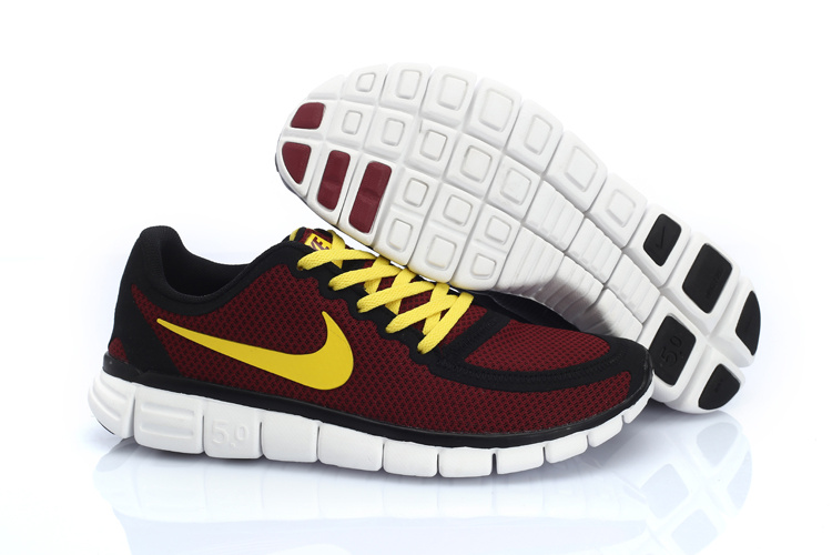 Nike Free 5.0 V4 Mens Shoes Red Yellow