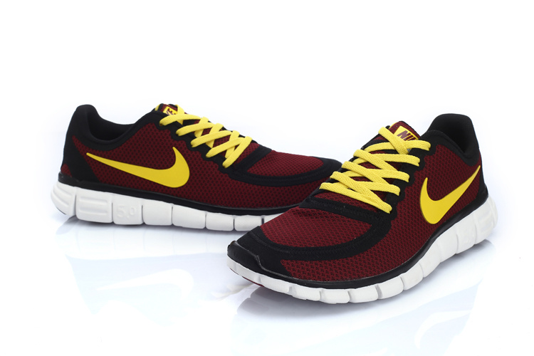 Nike Free 5.0 V4 Mens Shoes Red Yellow