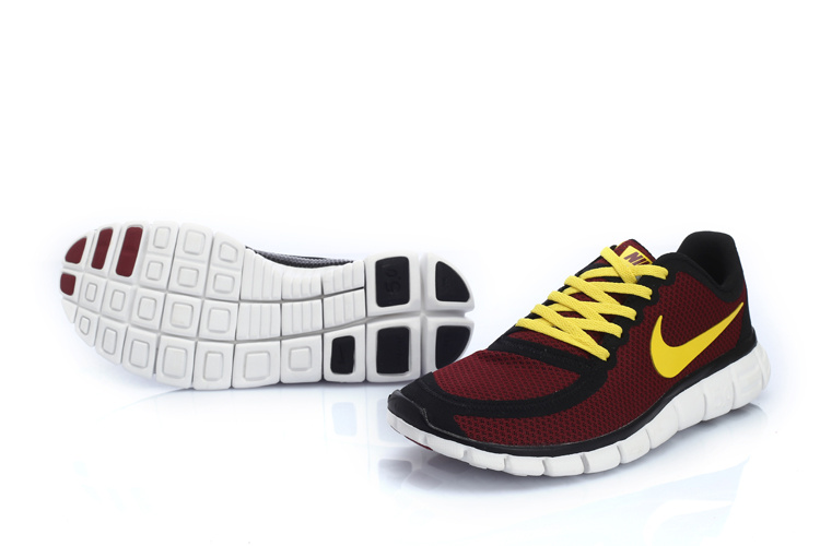 Nike Free 5.0 V4 Mens Shoes Red Yellow