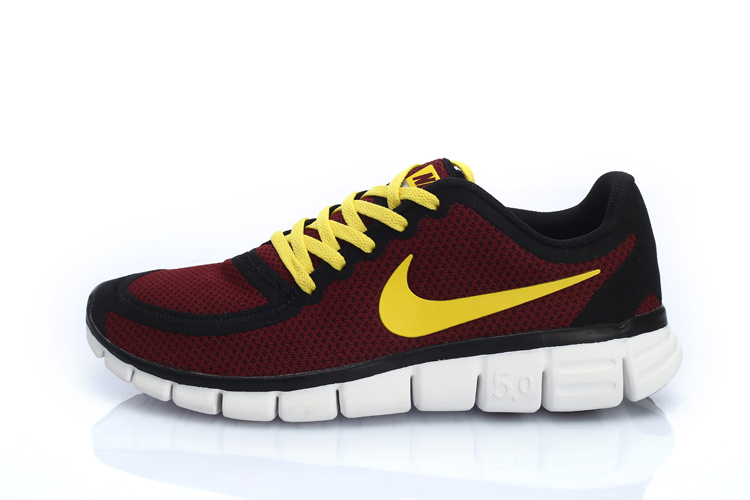 Nike Free 5.0 V4 Mens Shoes Red Yellow