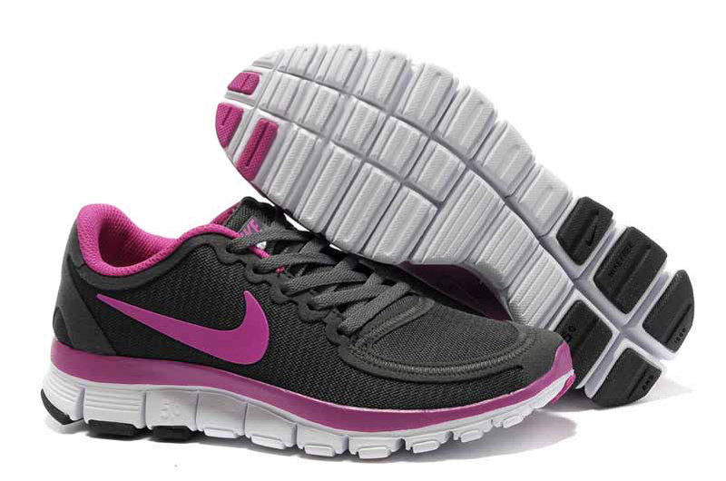Nike Free Run 5.0 Dark Gray Pink Womens Shoes