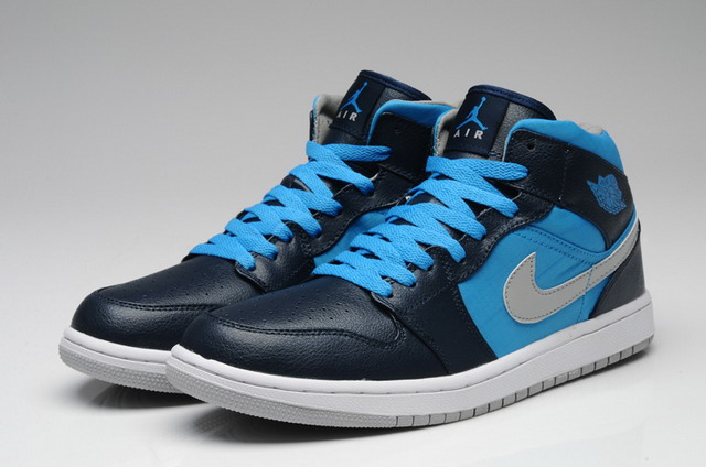 Nike Air Jordan 1 Phat Mens Shoes Obsidian / Stealth / Phosphate Blue / White
