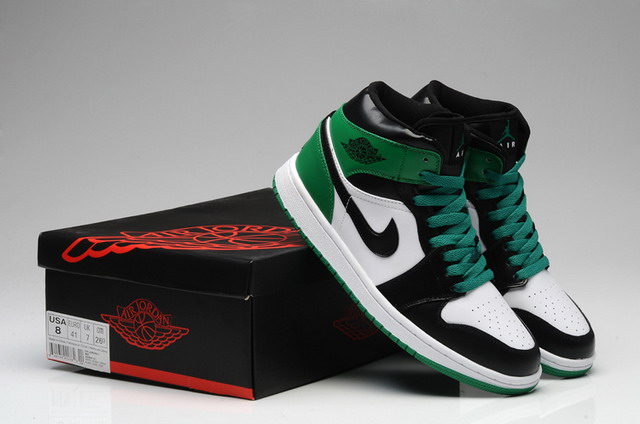 Nike Air Jordan 1 Retro DMP Split Mens Shoes White / Green / Black