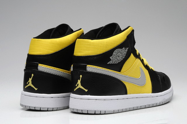 Nike Air Jordan 1 Phat Mens Shoes Black / Stealth / Sport Yellow / White