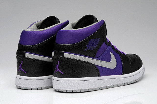 Nike Air Jordan 1 Phat Mens Shoes Black / Stealth / Critical Purple / White
