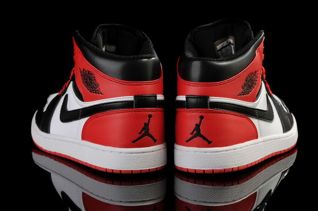 Nike Air Jordan 1 Retro BMP Split Mens Shoes White / Red / Black