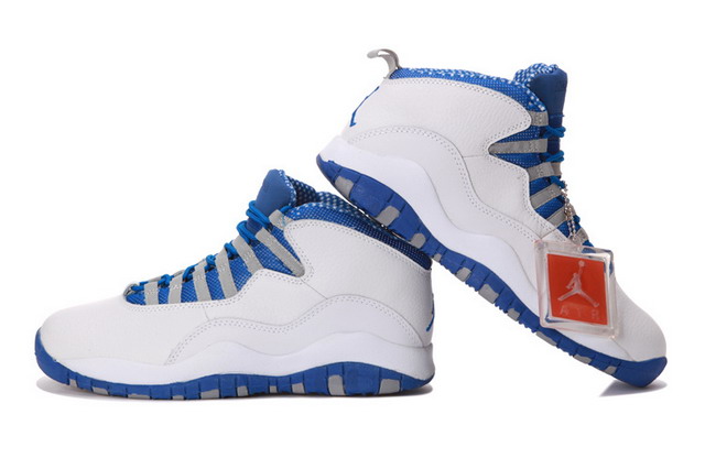 Nike Air Jordan 10 X Retro Txt Mens Shoes White / Old Royal Stealth