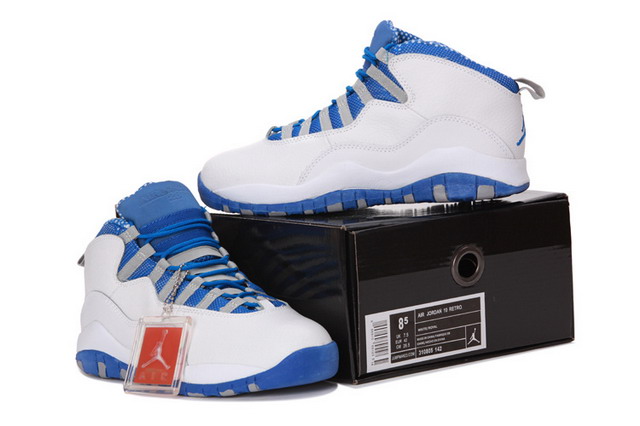 Nike Air Jordan 10 X Retro Txt Mens Shoes White / Old Royal Stealth