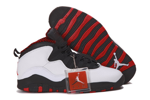 Nike Air Jordan 10 X Retro Chicago Mens Shoes White / Varsity Red / Black