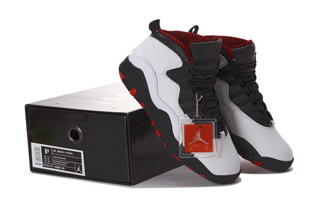 Nike Air Jordan 10 X Retro Chicago Mens Shoes White / Varsity Red / Black