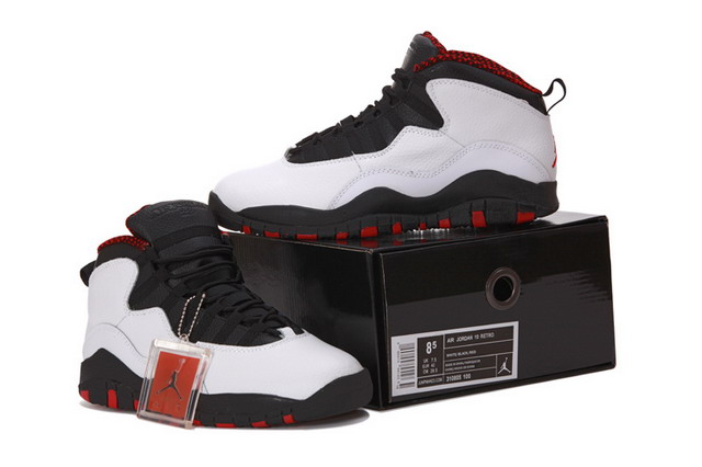 Nike Air Jordan 10 X Retro Chicago Mens Shoes White / Varsity Red / Black