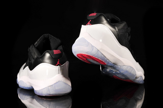 Nike Air Jordan 11 XI Retro Low Mens Shoes White / Black / True Red