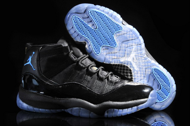 Nike Air Jordan 11 XI Retro Mens Shoes Black / Varsity Royal