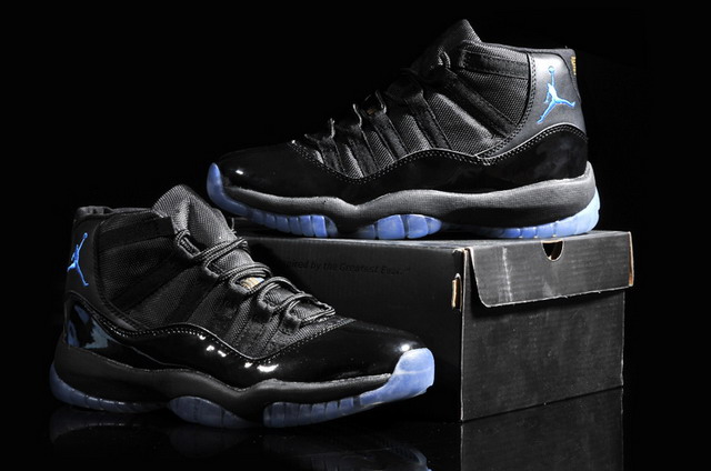 Nike Air Jordan 11 XI Retro Mens Shoes Black / Varsity Royal