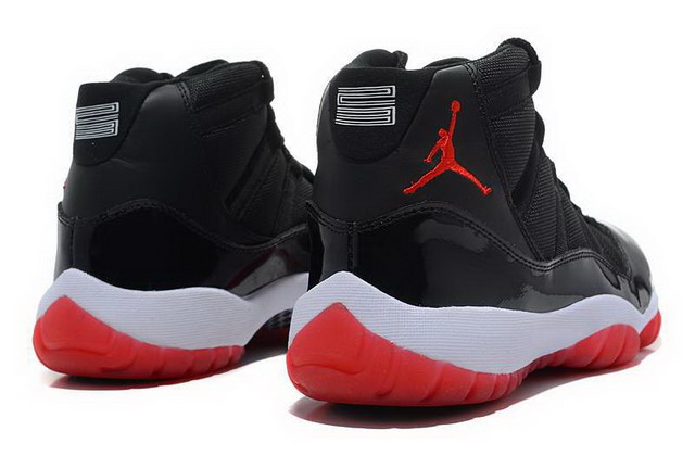 Nike Air Jordan 11 XI Retro Mens Shoes Black / Varsity Red / White