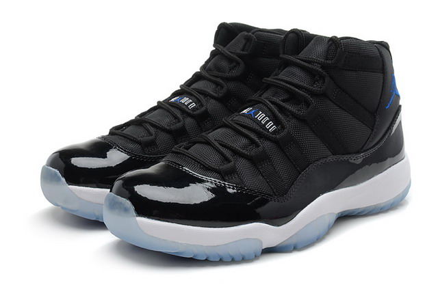 Nike Air Jordan 11 XI Retro Space Jam Mens Shoes Black / Varsity Royal / White