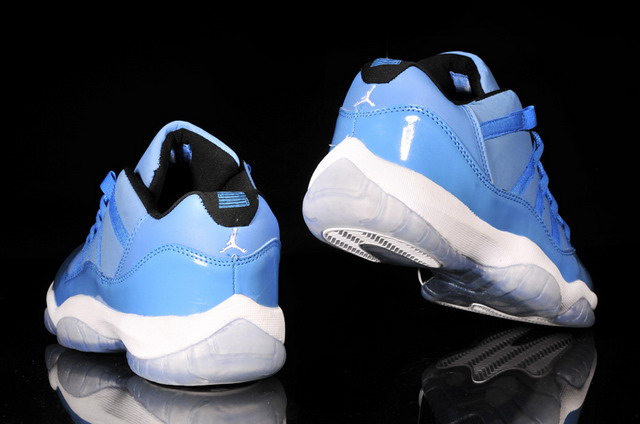 Nike Air Jordan 11 XI Retro Low Mens Shoes Mid Blue / White