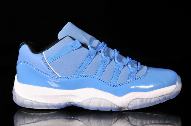 Nike Air Jordan 11 XI Retro Low Mens Shoes Mid Blue / White