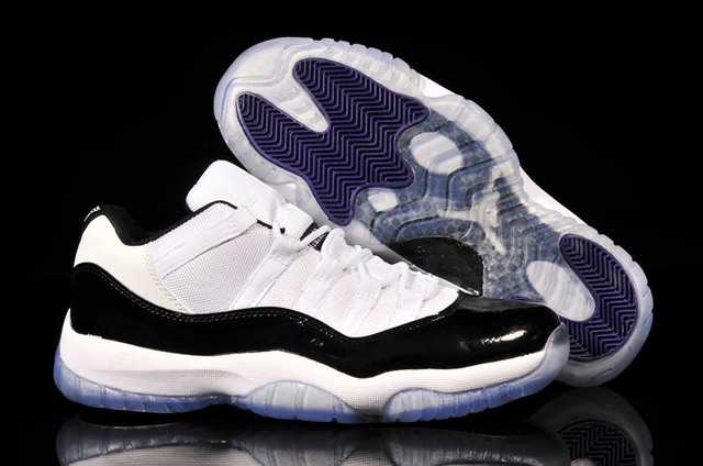Nike Air Jordan 11 XI Retro Low Mens Shoes White / Black