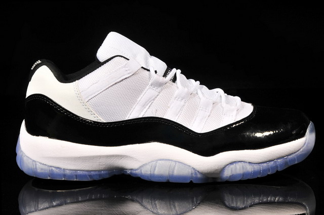 Nike Air Jordan 11 XI Retro Low Mens Shoes White / Black