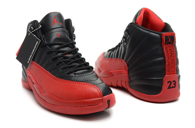 Nike Air Jordan 12 XII Retro Flu Game Mens Shoes Black / Varsity Red