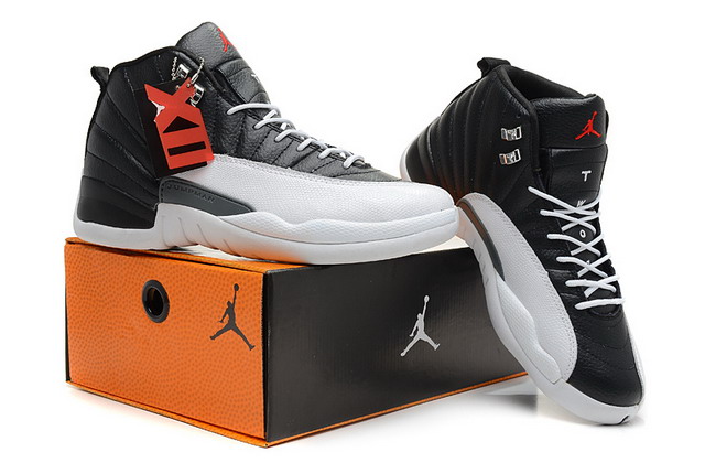Nike Air Jordan 12 XII Retro Playoff Mens Shoes Black / White