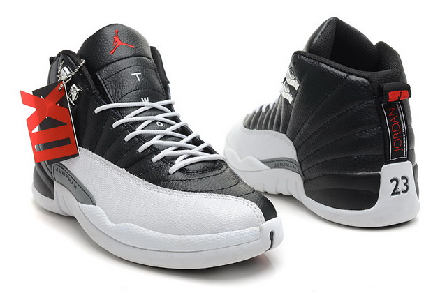 Nike Air Jordan 12 XII Retro Playoff Mens Shoes Black / White