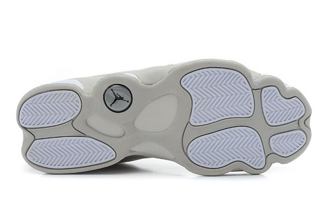 Nike Air Jordan 13 XIII Retro Low Mens Shoes White / Silver / Grey