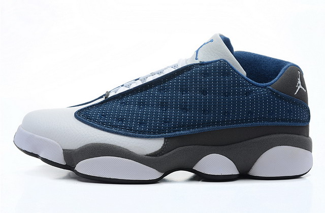 Nike Air Jordan 13 XIII Retro Low Mens Shoes Navy / White / Grey