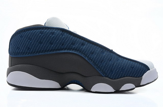 Nike Air Jordan 13 XIII Retro Low Mens Shoes Navy / White / Grey
