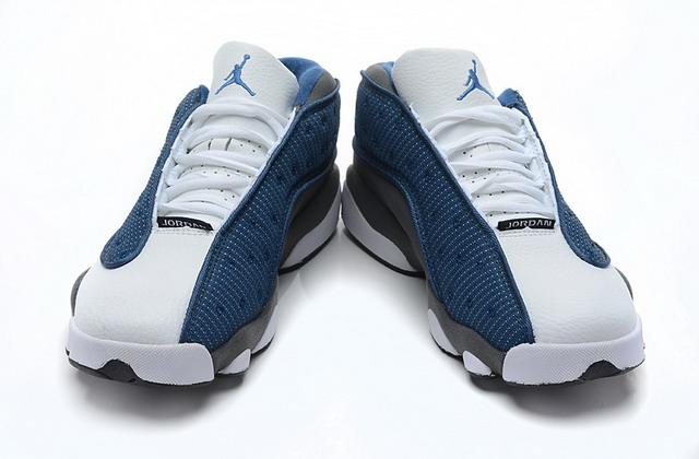 Nike Air Jordan 13 XIII Retro Low Mens Shoes Navy / White / Grey