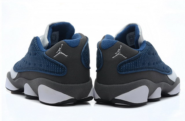 Nike Air Jordan 13 XIII Retro Low Mens Shoes Navy / White / Grey