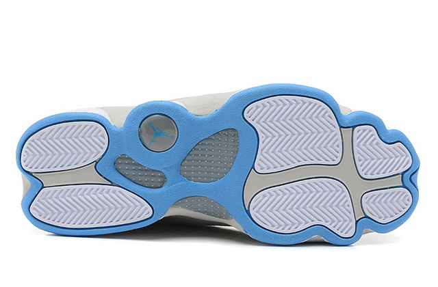 Nike Air Jordan 13 XIII Retro Mens Shoes White/ Neutral Grey / University Blue