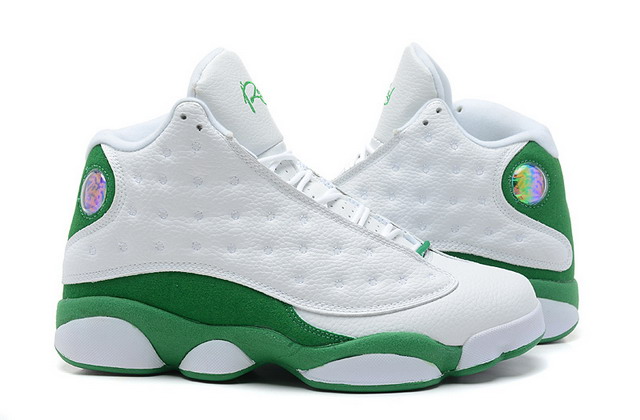 Nike Air Jordan 13 XIII Retro Ray Allen Pe Mens Shoes White / Clover