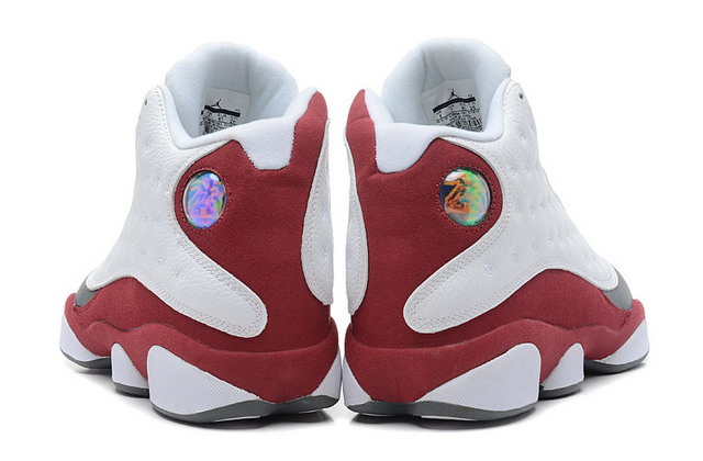 Nike Air Jordan 13 XIII Retro Mens Shoes White / Team Red / Flint Grey