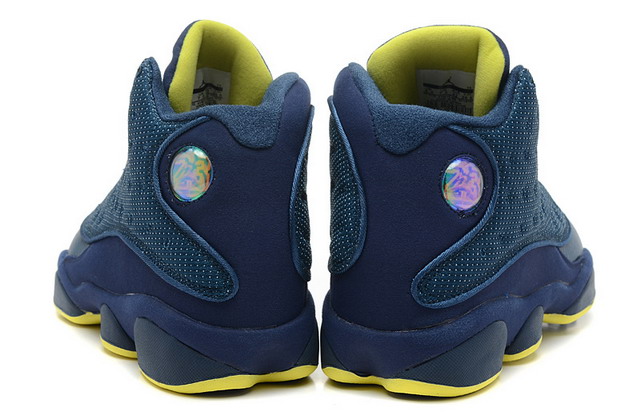 Nike Air Jordan 13 XIII Retro Mens Shoes Squadron Blue / Yellow Black
