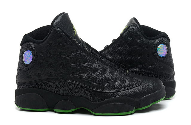 Nike Air Jordan 13 XIII Retro Altitude Mens Shoes Black / Altitude Green