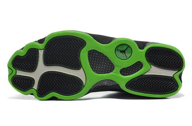 Nike Air Jordan 13 XIII Retro Low Mens Shoes Black / Altitude Green