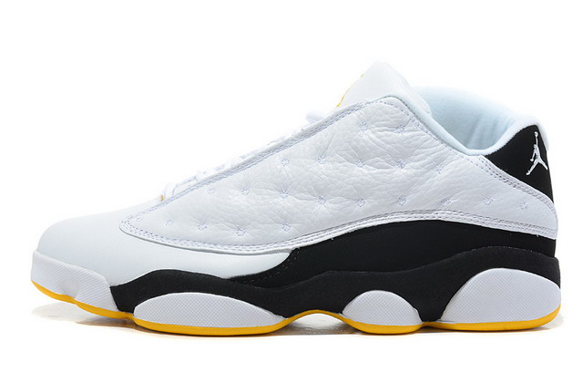 Nike Air Jordan 13 XIII Retro Low Mens Shoes White/ Silver / Black / Maize